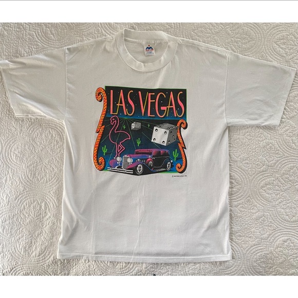 NWT Vintage 90s Las Vegas Tee XL - Picture 2 of 5